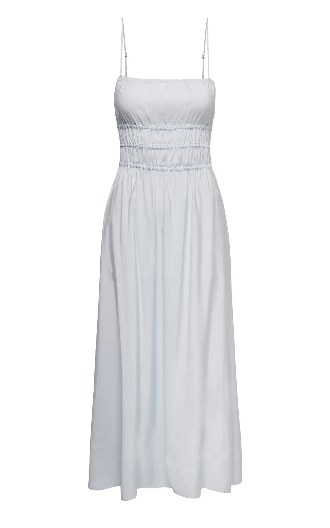Warsila Long Smock Dress in Halogen Blue