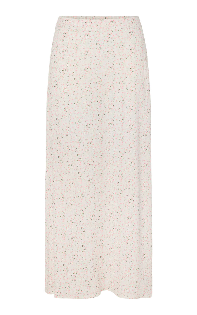 Barri High Waist Ankle Skirt in Lila Sachet with Ditsy Flowers