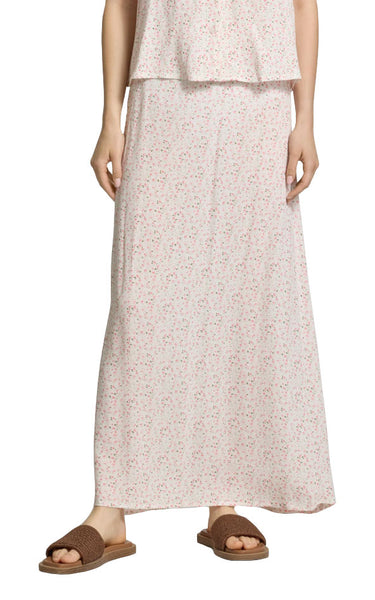 Barri High Waist Ankle Skirt in Lila Sachet with Ditsy Flowers