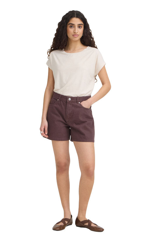 Aveny Short in Chicory Coffee
