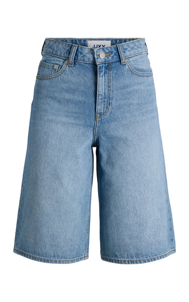 Tokyo Long Shorts in Medium Blue Denim