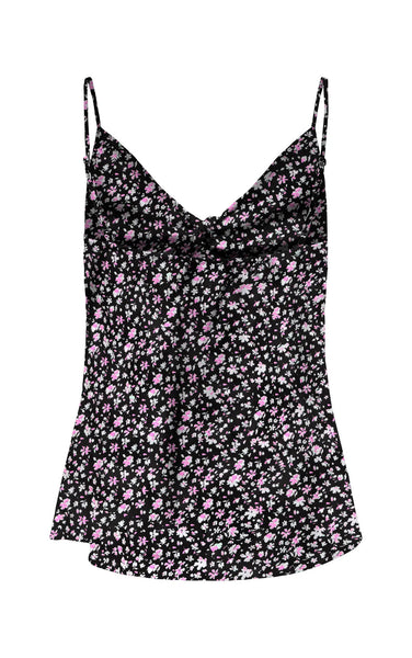 Nova Jules Singlet with Dreaming Floral All Over Print in Black
