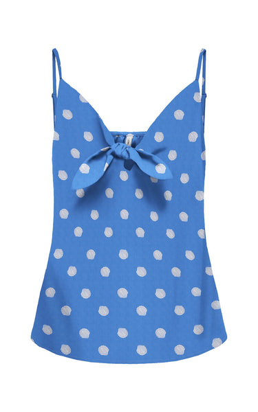 Nova Jules Singlet with Shellscape All Over Print in Ultramarine