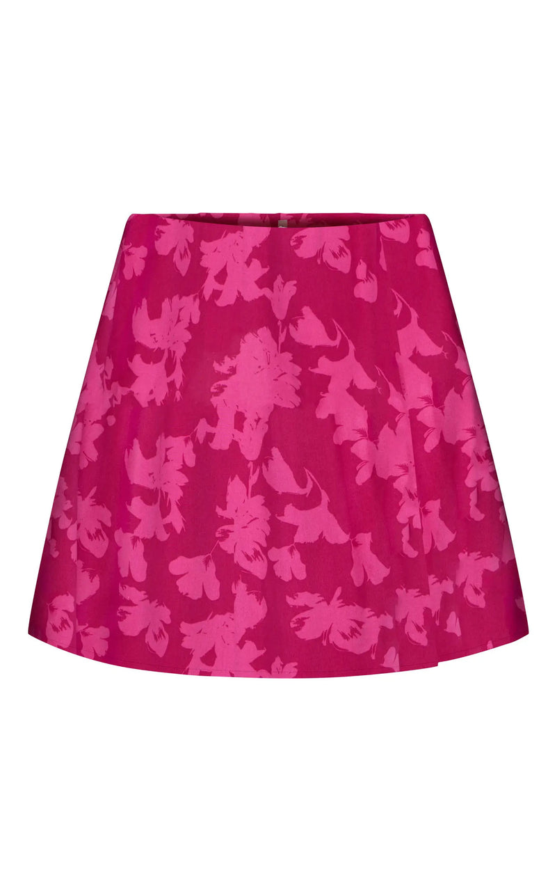 Nova Chay Skort with Summer Jacquard All Over Print in Sangria