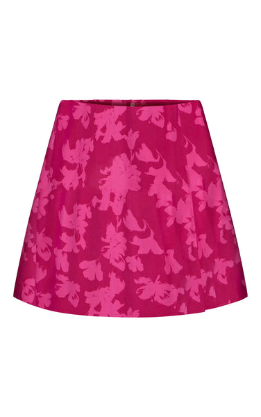 Nova Chay Skort with Summer Jacquard All Over Print in Sangria