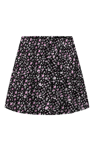 Nova Chay Skort with Dreaming Floral All Over Print in Black