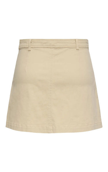 Stella Short Skirt in Safari