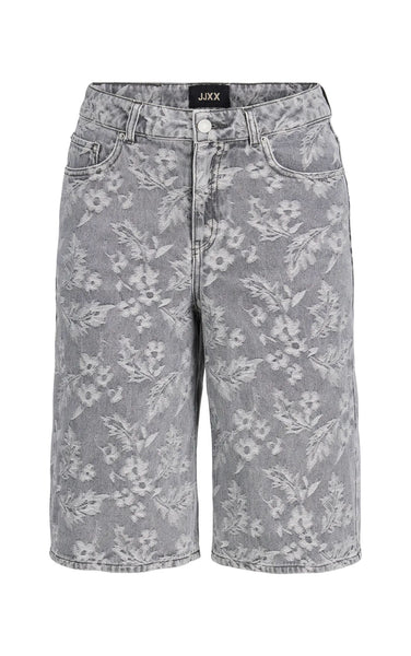 Tokyo Long Shorts in Grey Denim