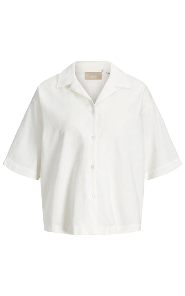 Alia 3/4 Relax Shirt in Blanc de Blanc