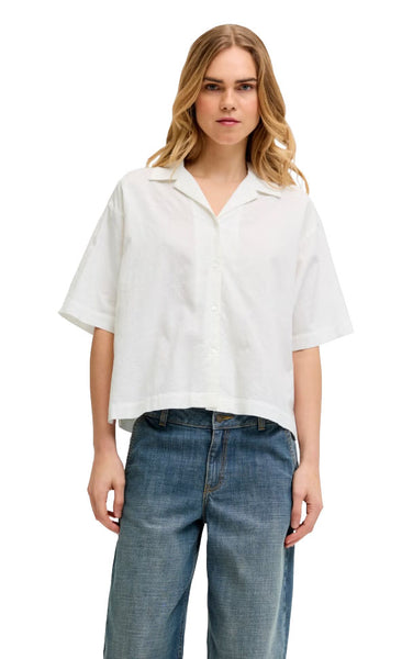 Alia 3/4 Relax Shirt in Blanc de Blanc