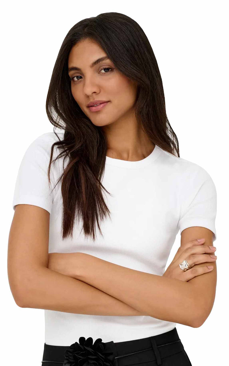 Val Tee in Bright White