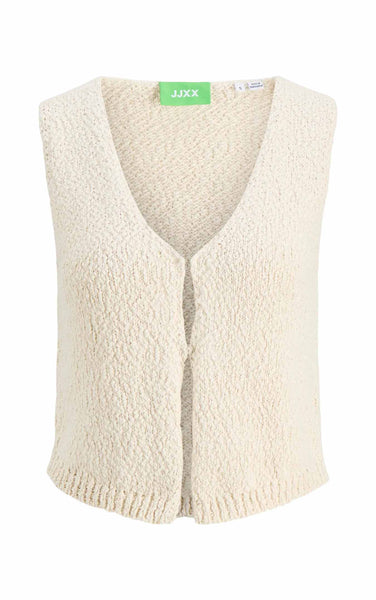 Bela Vest in Bone White