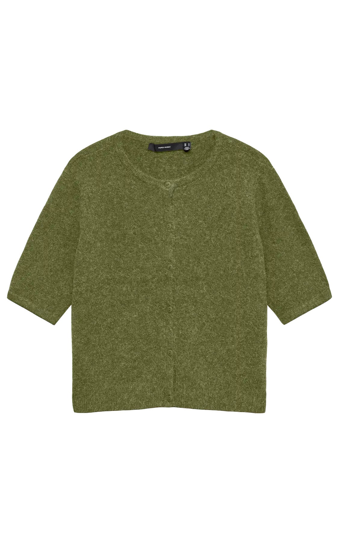 Doffy 2/4 Cardigan in Sphagnum Green
