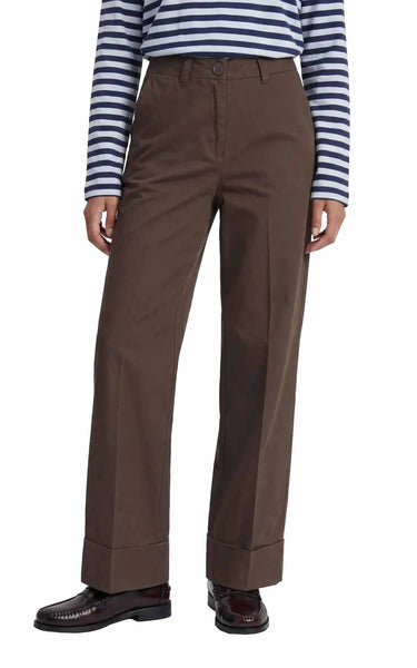 Alyna Cecilie Wide High Waist Pant in Demitasse