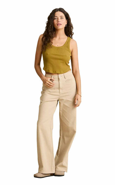 Sundown High Waist Pant in Sand