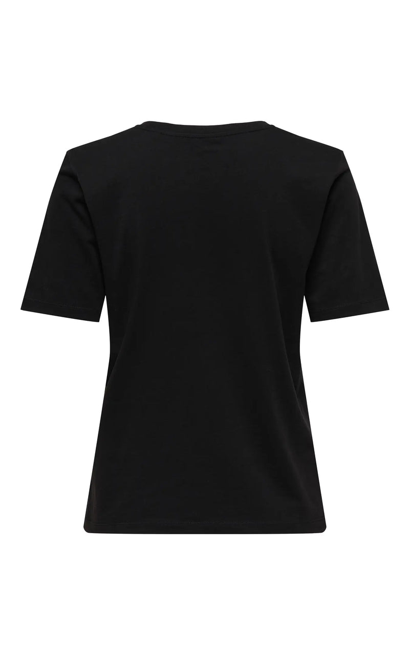 Happy Tee in Black