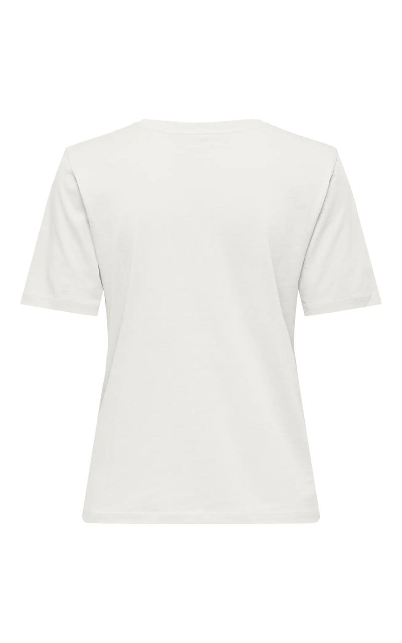 Happy Tee in Cloud Dancer