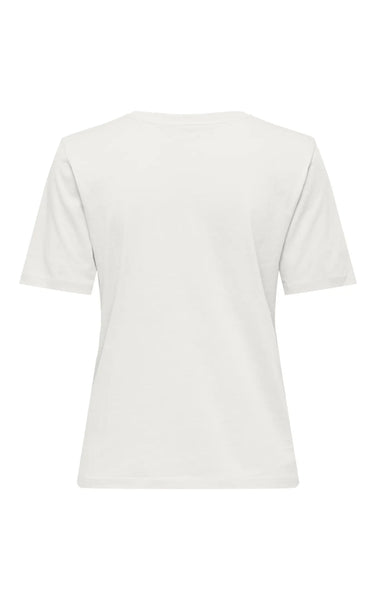 Happy Tee in Cloud Dancer