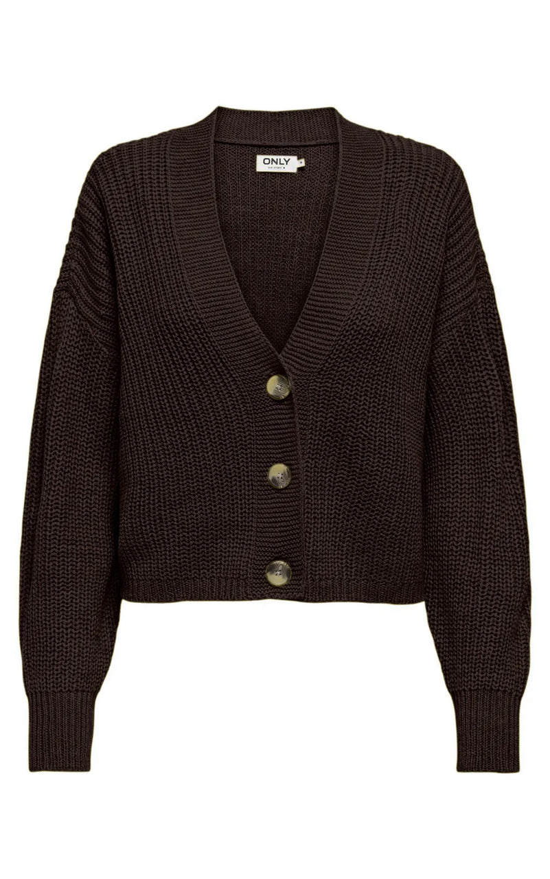 Carol Nice Cardigan in Chocolate Torte