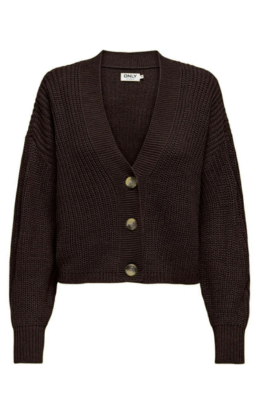 Carol Nice Cardigan in Chocolate Torte