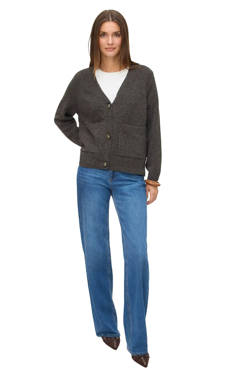 Boom Cardigan in Chocolate Torte