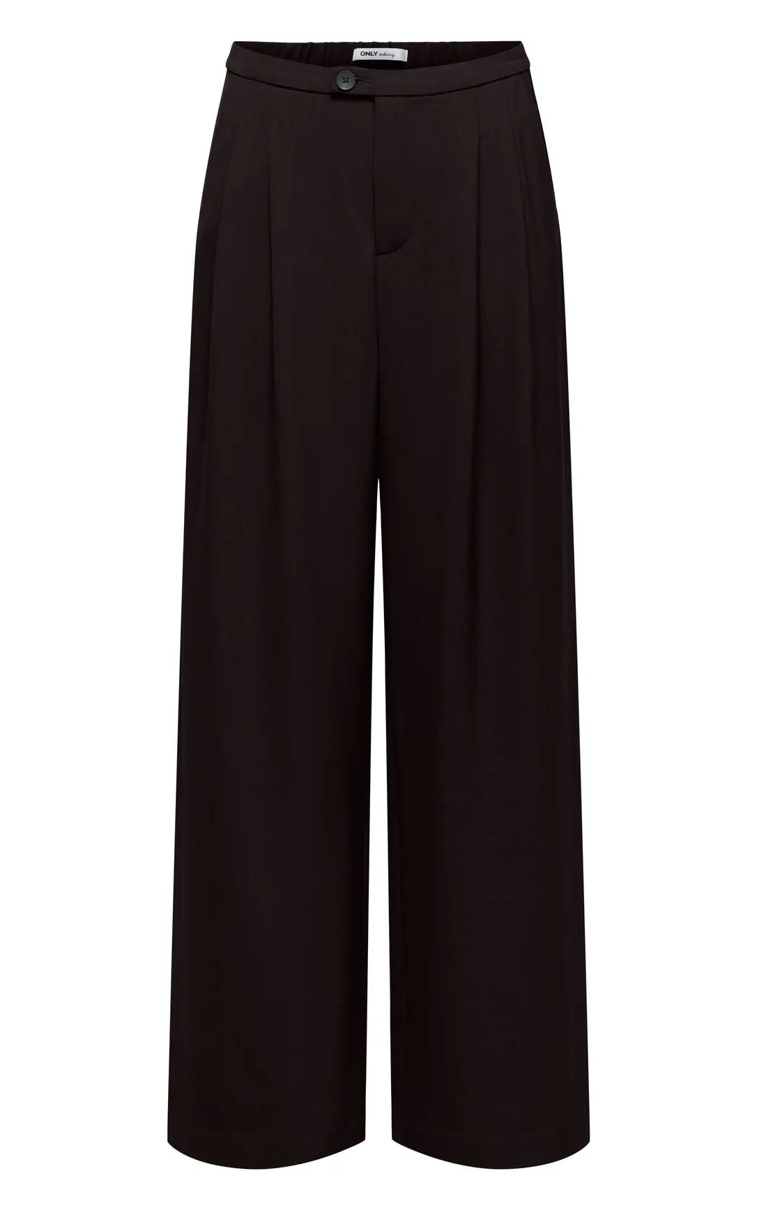 Svea High Waist Wide Pant in Chocolate Torte Melange