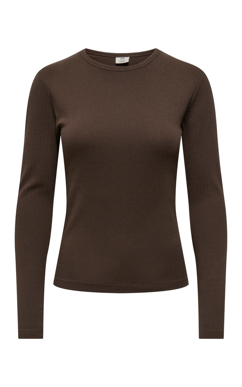 Vaya Long Sleeve Top in Coffee Bean