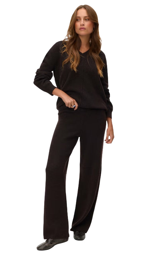 Besti Loose Pants in Chocolate Torte