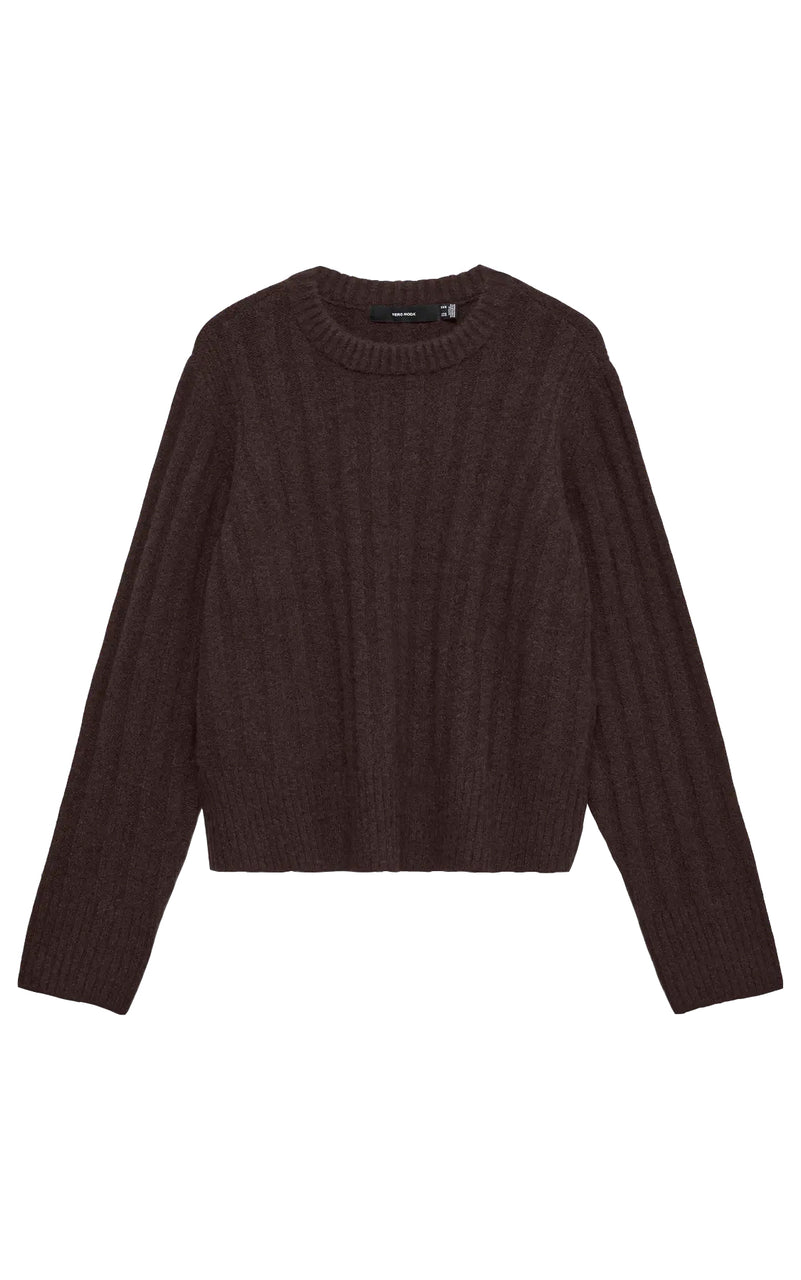 Bang Rib Sweater in Chocolate Torte