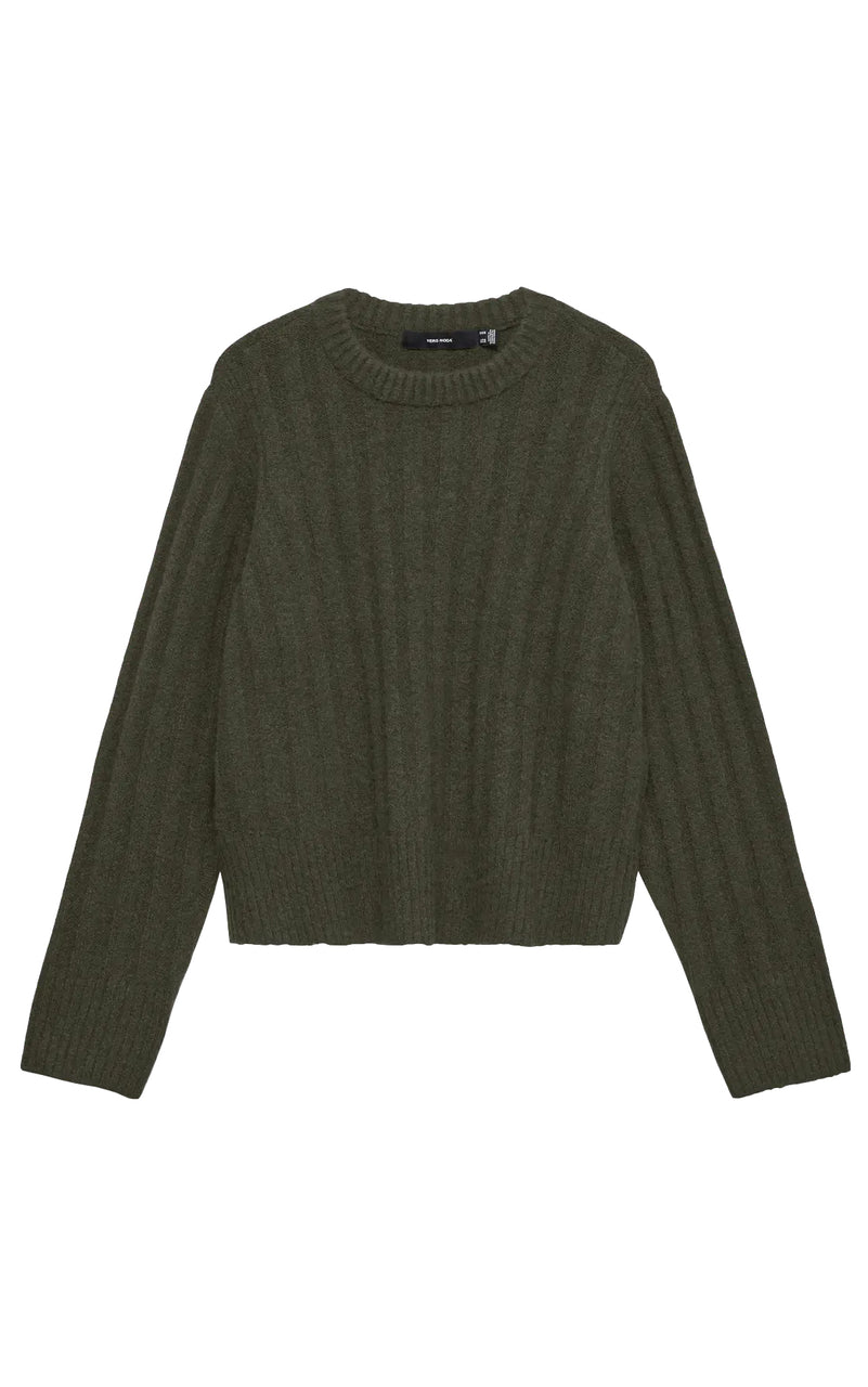 Bang Rib Sweater in Forest Night