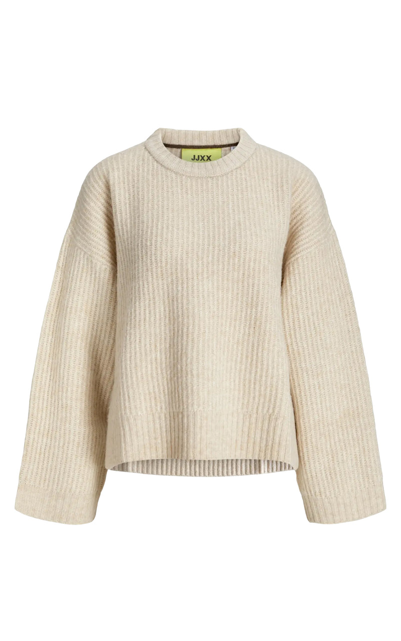 Sigga Diverse Crew Neck Sweater in Fog