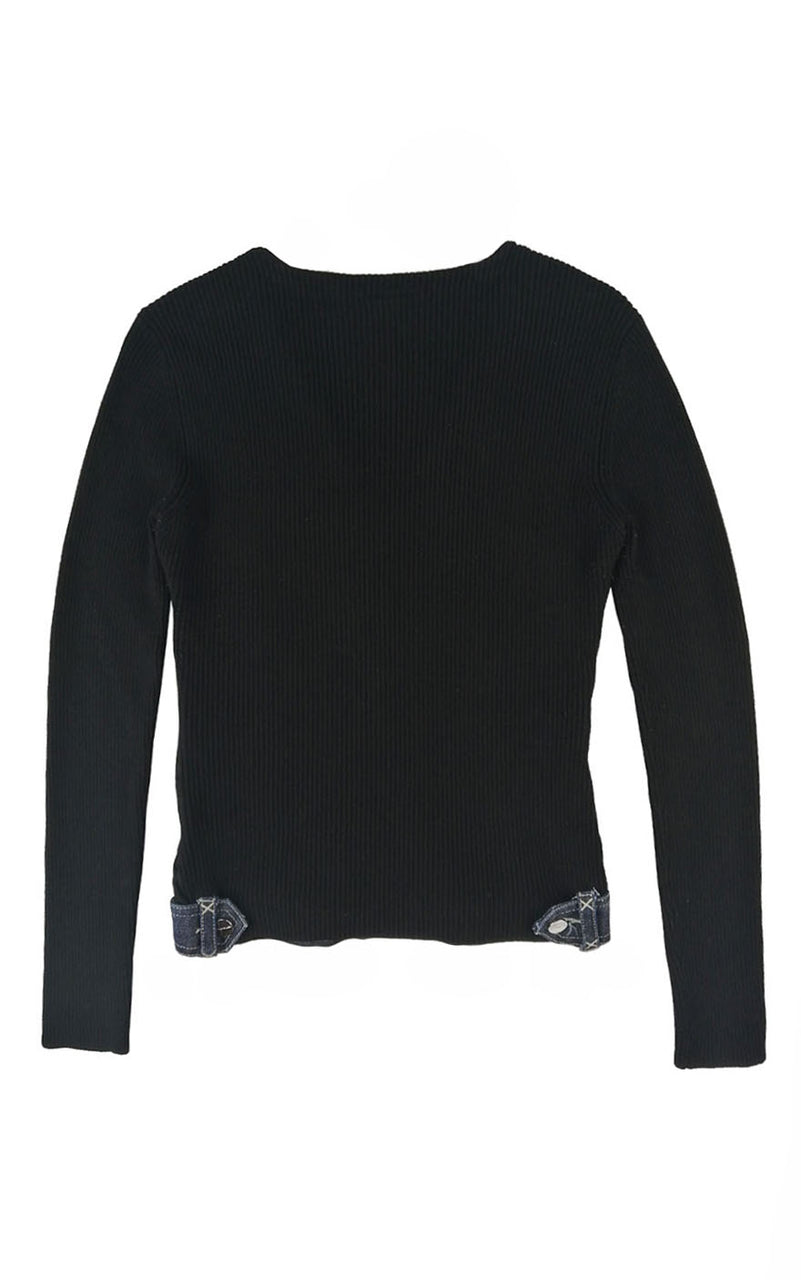 KAREN MILLEN Bustier Sweater