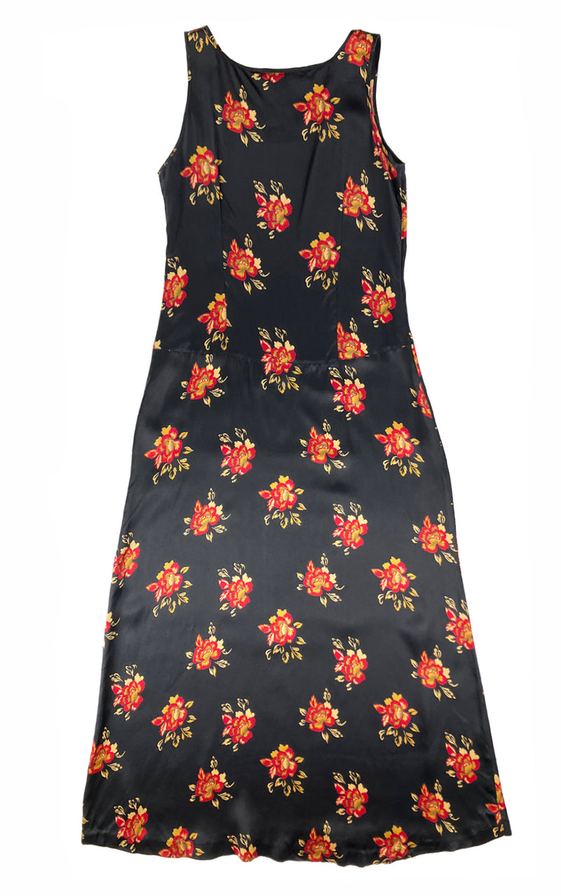 Silk Floral Dress
