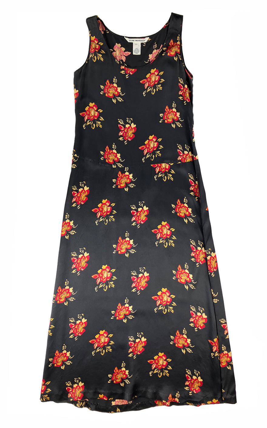 Silk Floral Dress