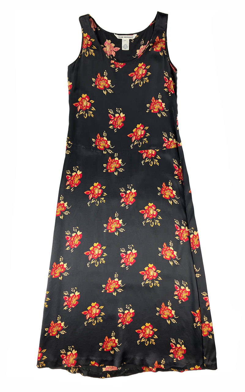 Silk Floral Dress
