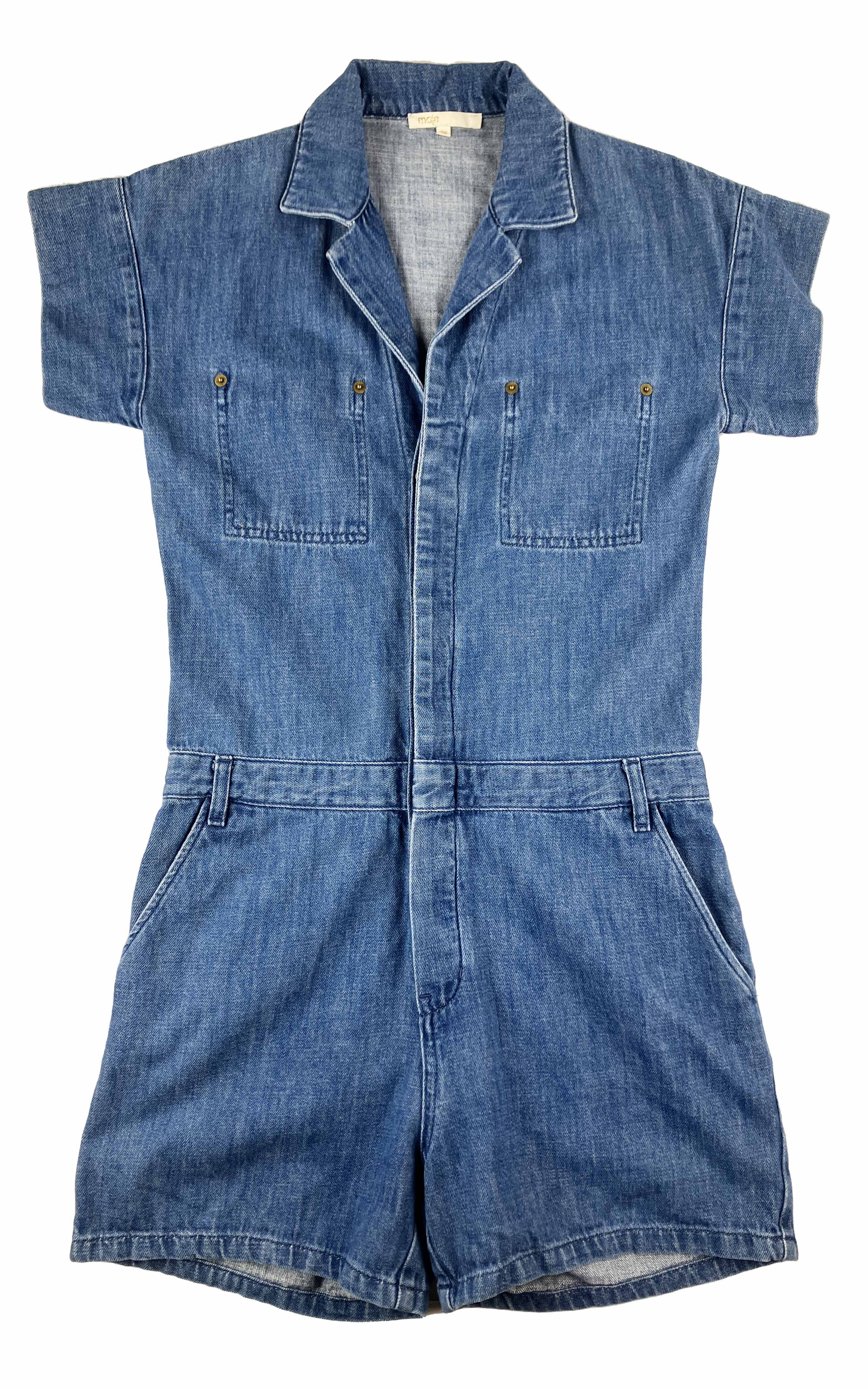 MAJE Denim Playsuit