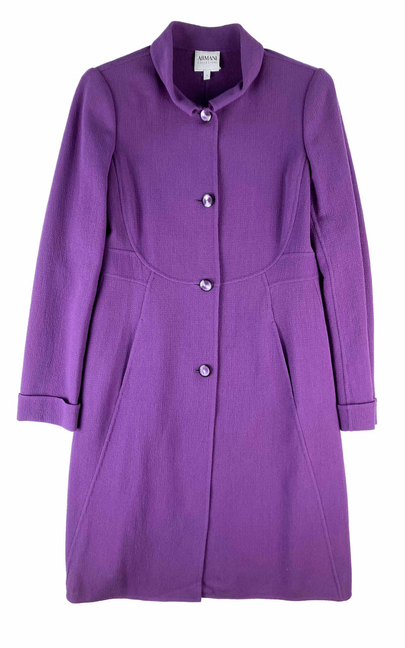 ARMANI French Violet Long Jacket