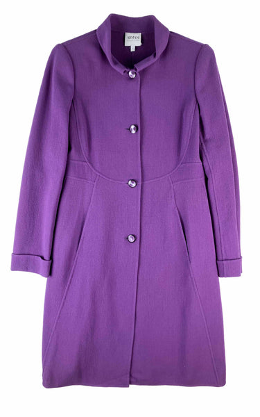ARMANI French Violet Long Jacket