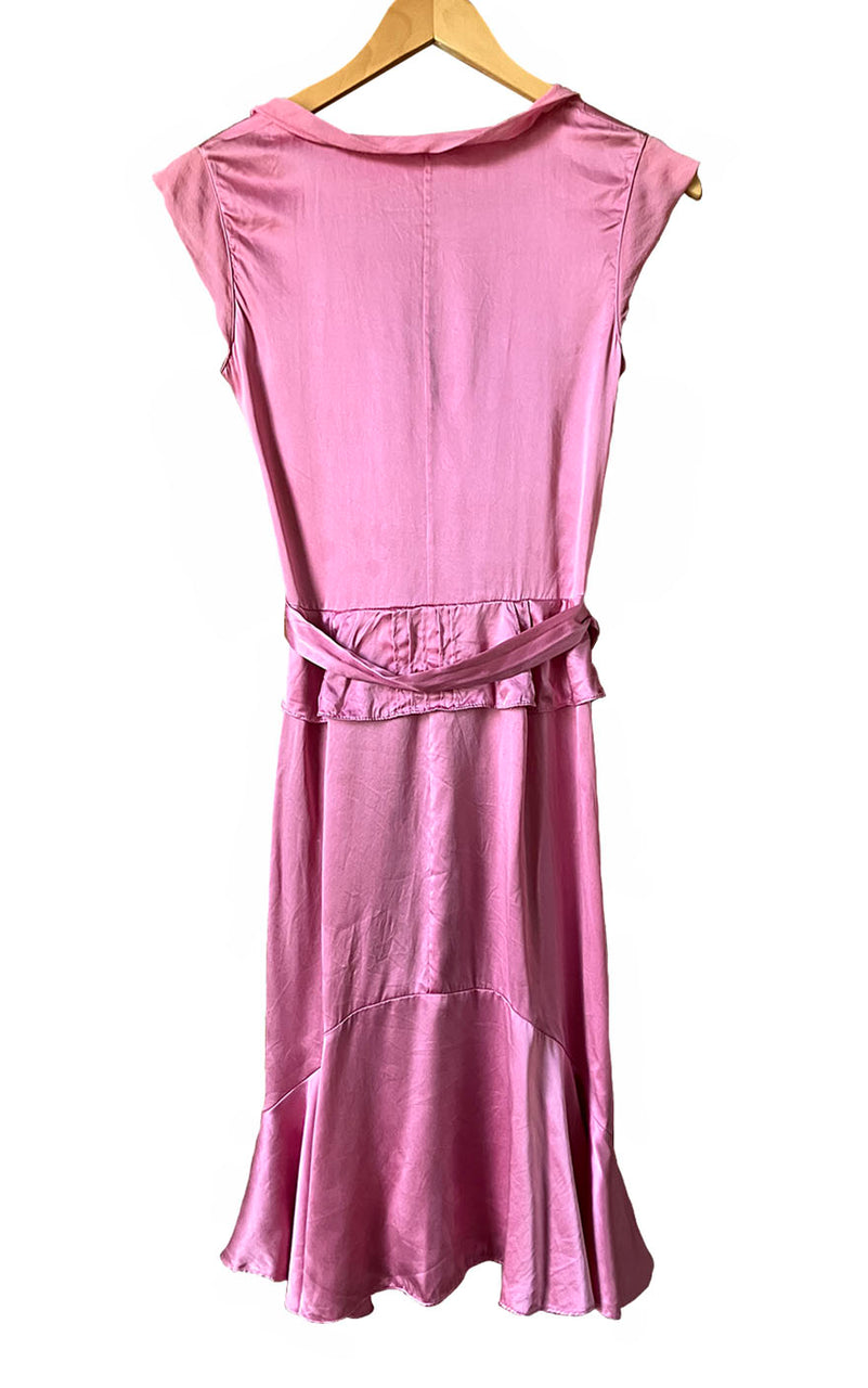 Pink Rouge Wrap Dress