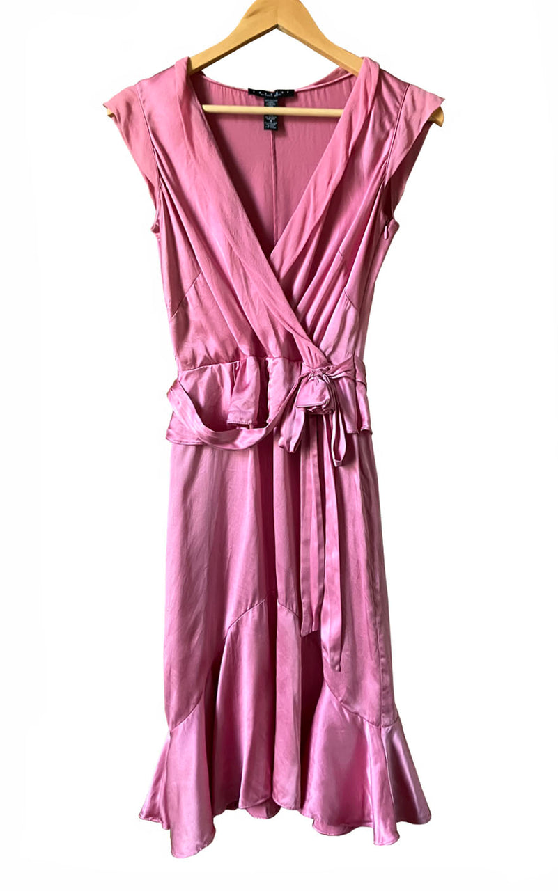 Pink Rouge Wrap Dress