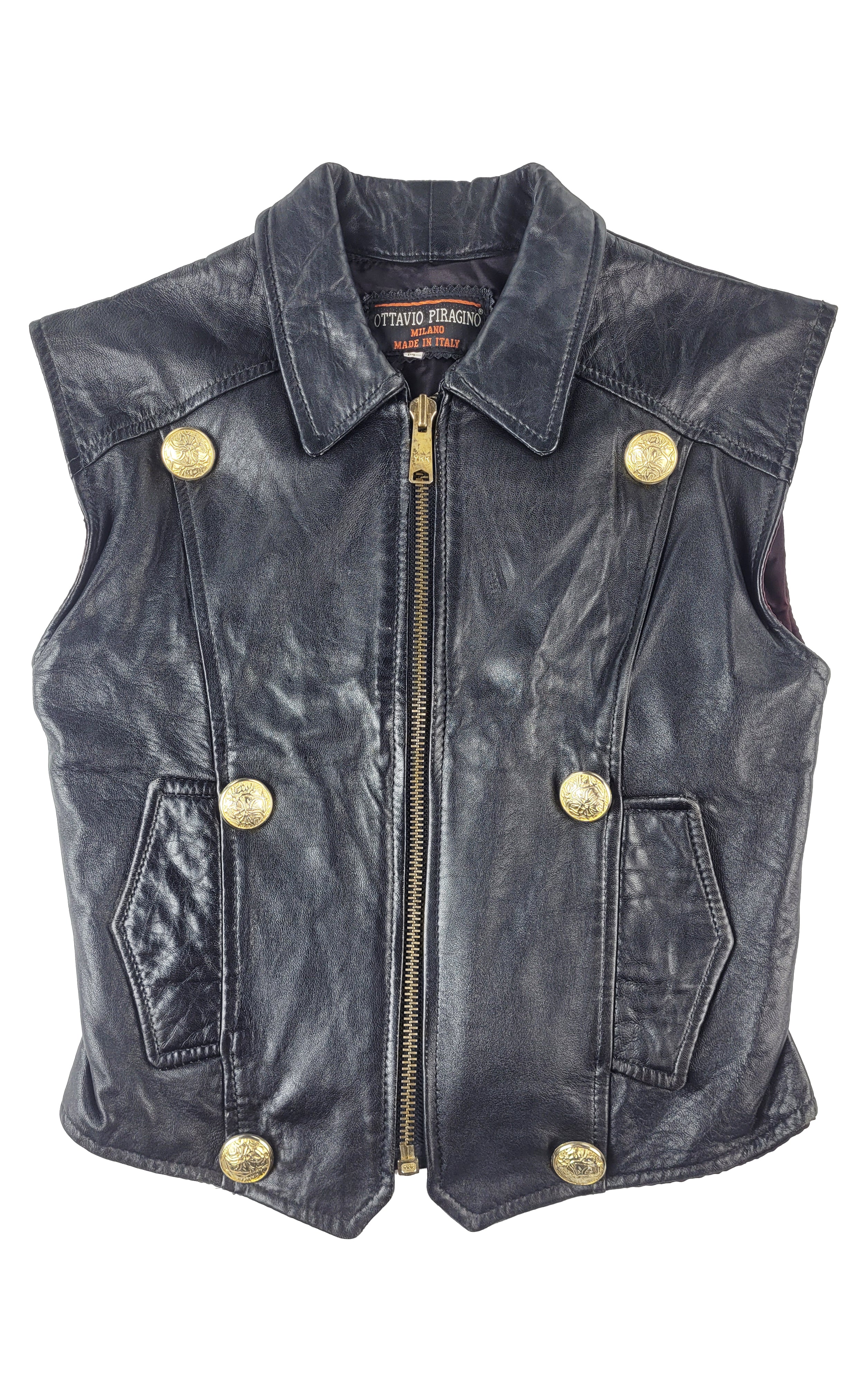 Pirate Chic Leather Vest