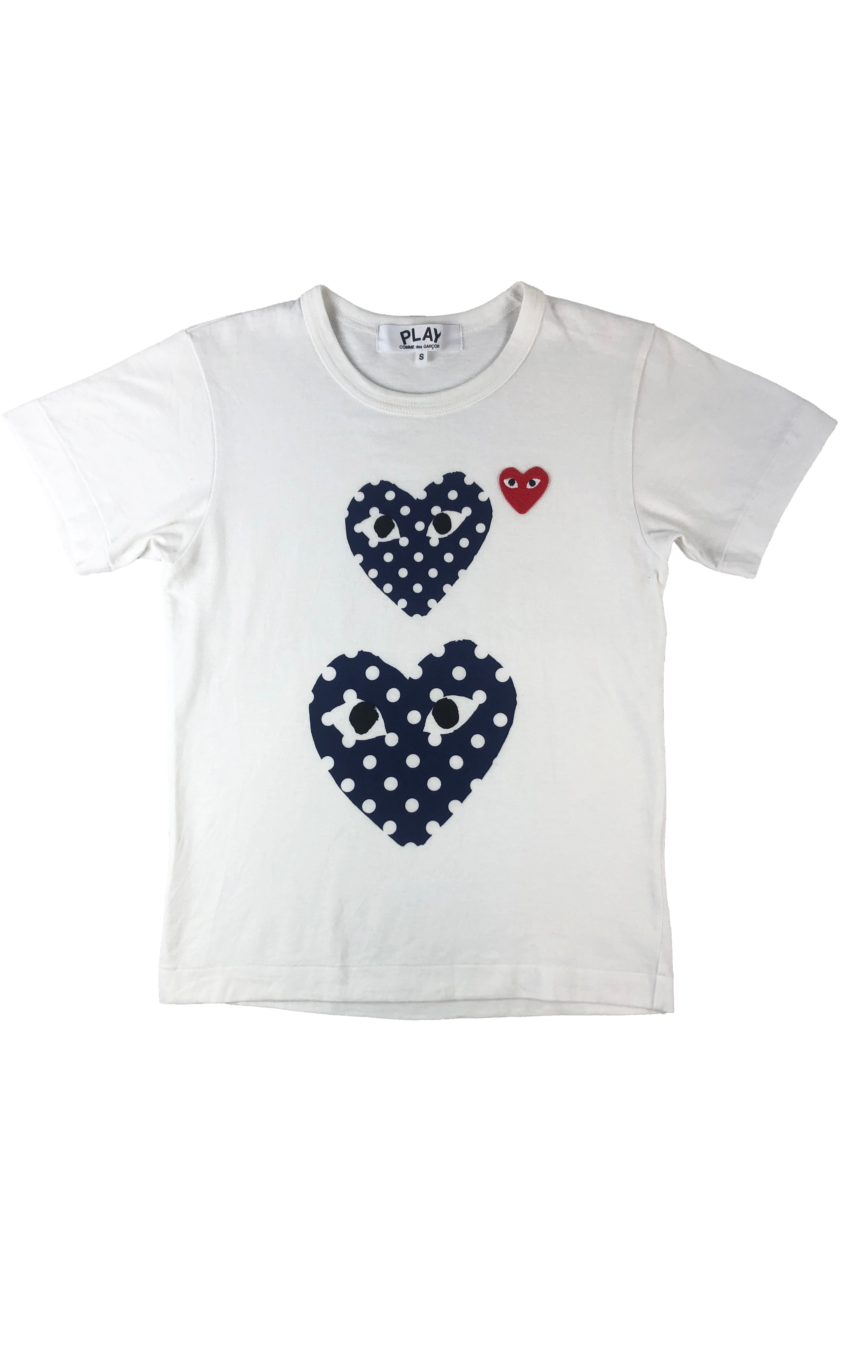 PLAY by Comme de Garcons Multi Heart Tee