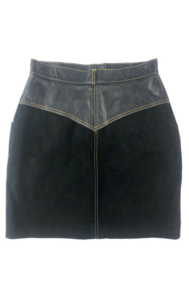 Glam Leather Skirt
