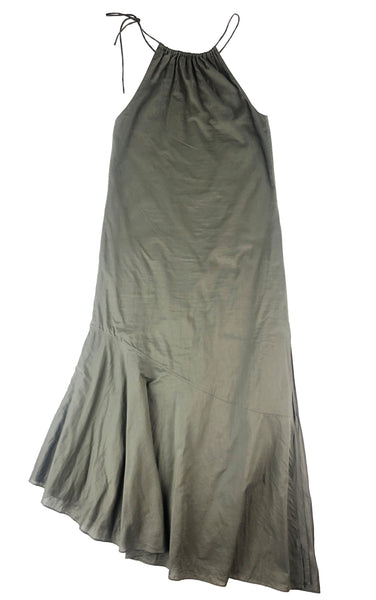 Woodgrain Silk Dress