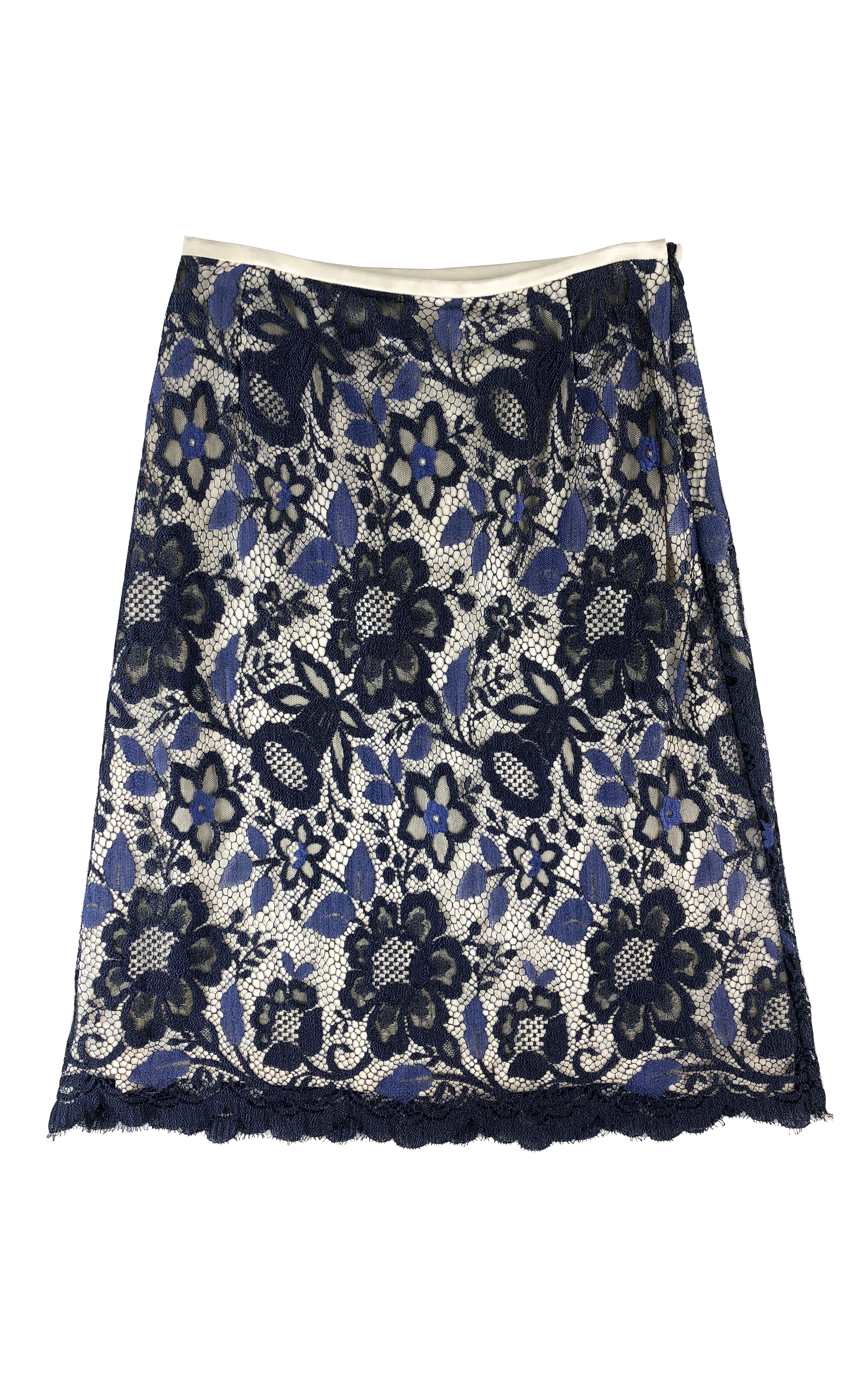 ESCADA Silk & Lace Skirt