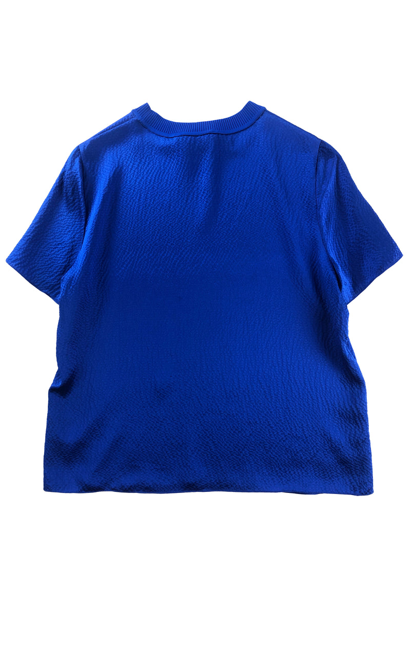 Royal Blue Silk Tee