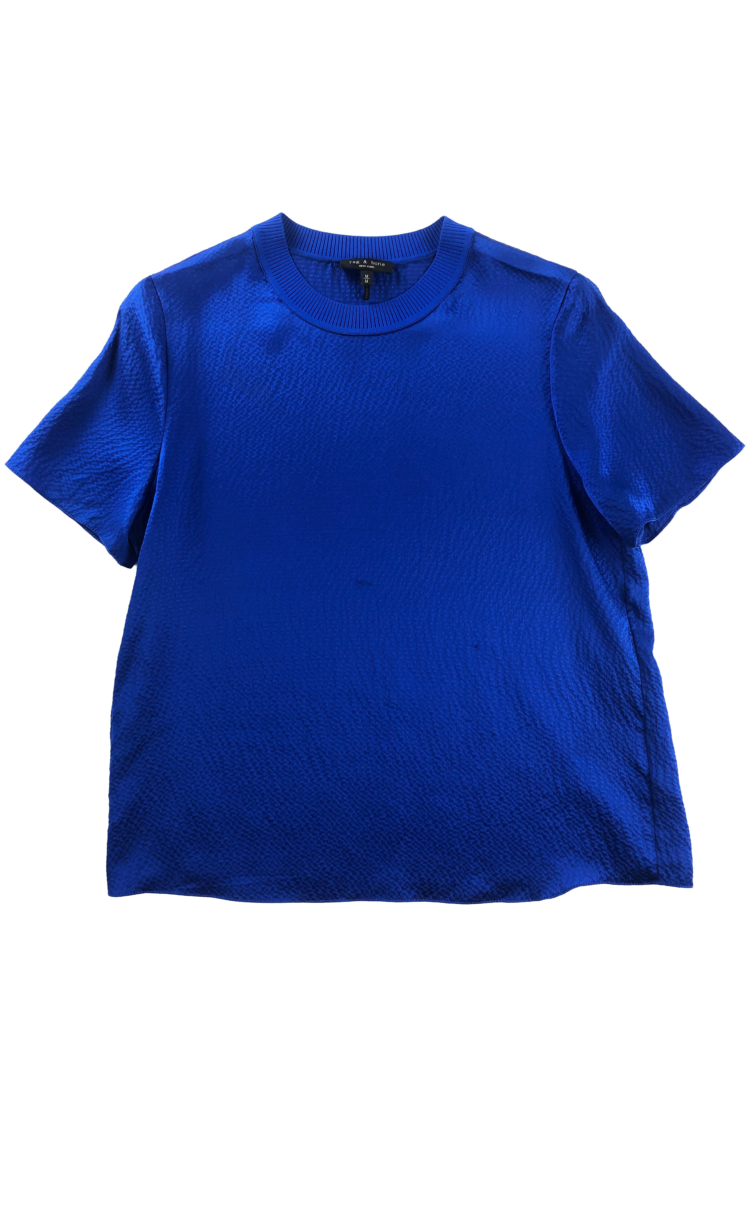 Royal Blue Silk Tee