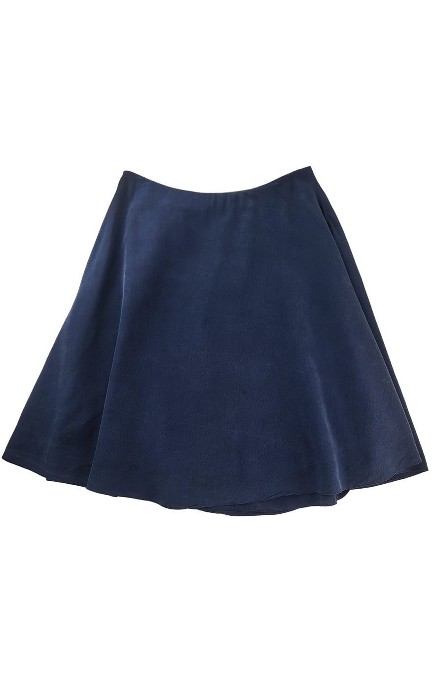 DKNY Silk Wrap Skirt