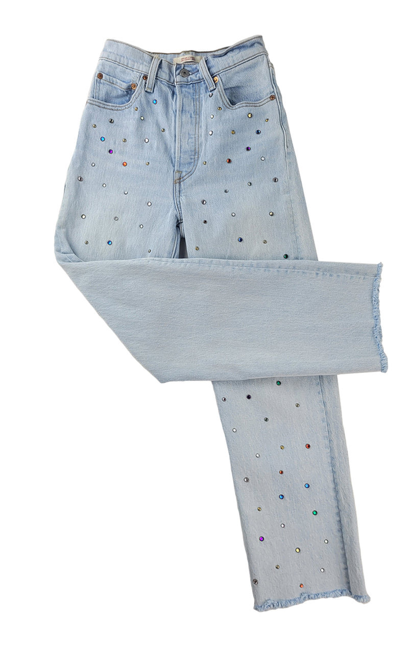 Bejeweled Light Wash Levi's
