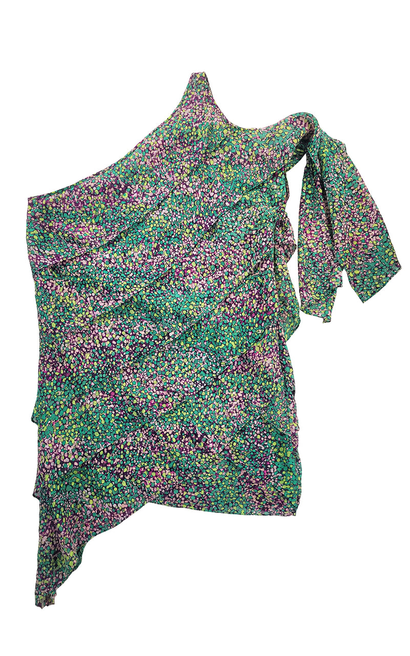 Dress to Impressionism Silk Dress
